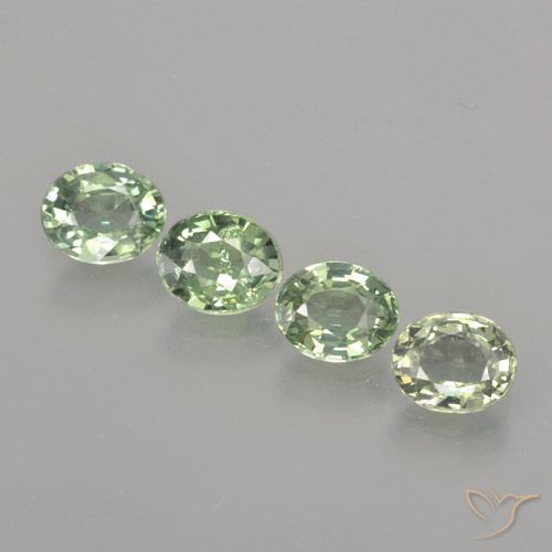 3.22ctw Natural Mossy Green Sapphire, Oval, VVS-VS