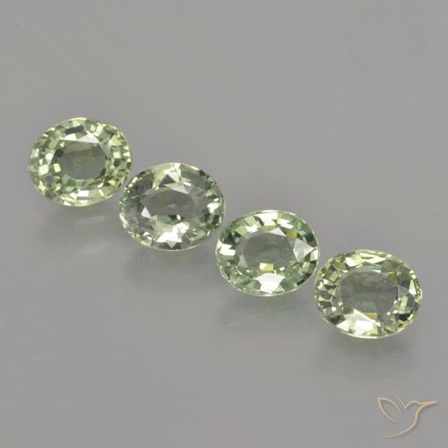 3.30ctw Natural Forest Green Sapphire, Oval, VVS-VS