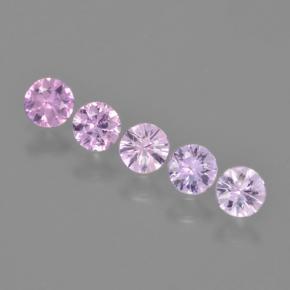 Rosado muy claro Zafiro Gema - 0.3ct Corte Diamante (ID: 463189)