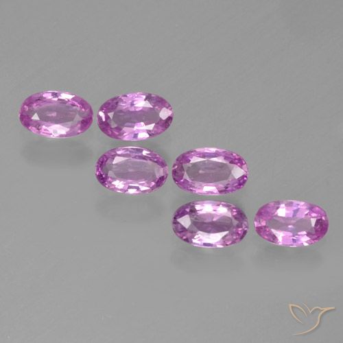 Rosado claro Zafiro Gema - 0.3ct Forma ovalada (ID: 463191)