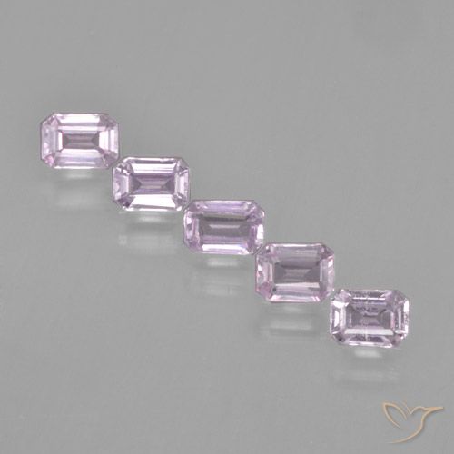 Very Light Pink Tone Sapphire Gem - 0.3ct Octagon Step Cut (ID: 463566)