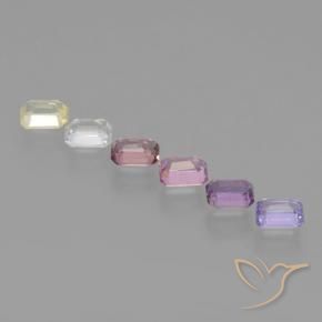 Sapphire Gemstones in 4 x 3 mm (calibrated) Size for Sale, Sapphire Stones in Multicolor Color