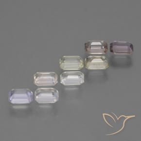 Sapphire Gemstones in 4 x 3 mm (calibrated) Size for Sale, Sapphire Stones in Multicolor Color