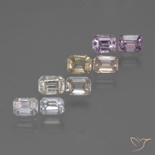 Multicolor Zafiro Gema - 0.3ct Corte octagonal (ID: 463592)
