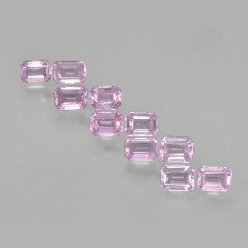 Medium Pink Sapphire Gem - 0.3ct Octagon Step Cut (ID: 463615)