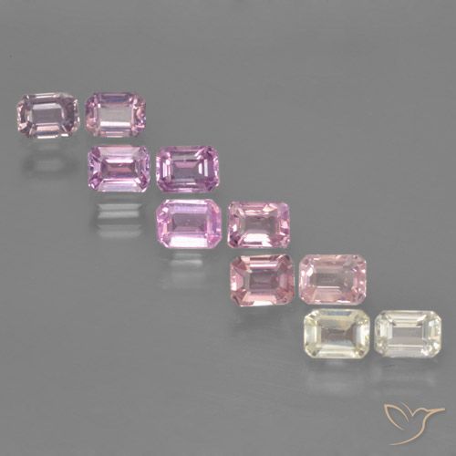 Multicolor Zafiro Gema - 0.3ct Corte octagonal (ID: 463684)