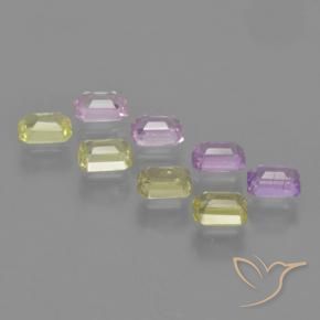 Sapphire Gemstones in 4 x 3 mm (calibrated) Size for Sale, Sapphire Stones in Multicolor Color