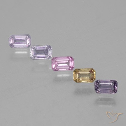 Multicolor Zafiro Gema - 0.4ct Corte octagonal (ID: 463730)