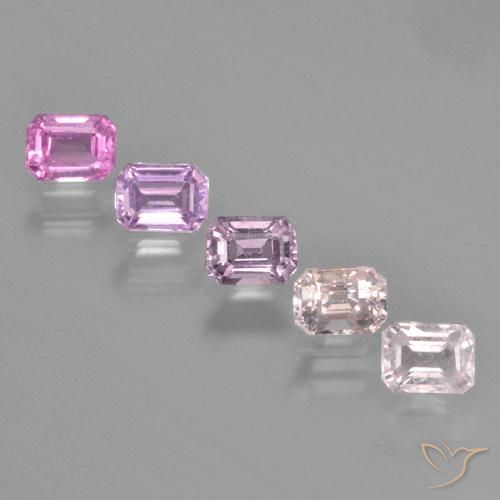 Multicolor Zafiro Gema - 0.3ct Corte octagonal (ID: 463749)