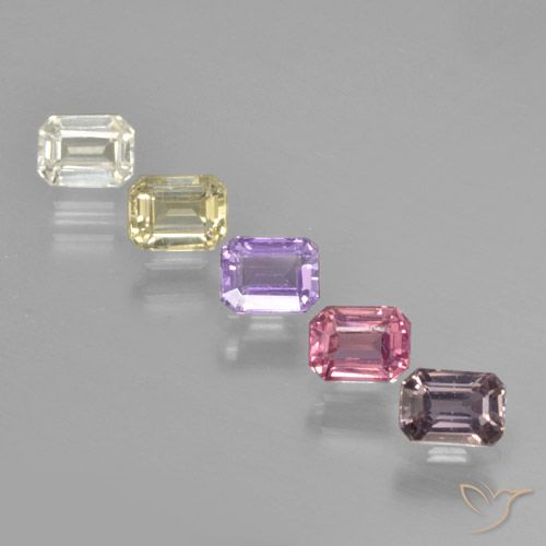 Multicolor Zafiro Gema - 0.3ct Corte octagonal (ID: 463752)