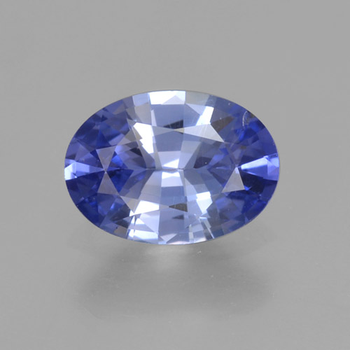 Pastel Blue Sapphire Gem - 0.8ct Oval Facet (ID: 464025)