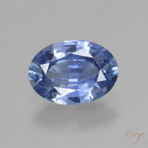 Medium Dark Blue Сапфир Камень - 0.8ct Фасетный Овал (ID: 464028)