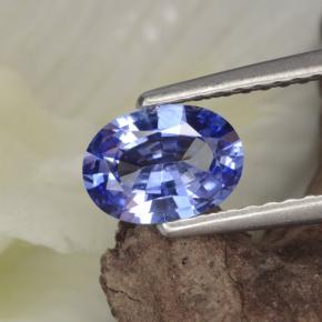 Medium Navy Blue Сапфир Камень - 0.8ct Фасетный Овал (ID: 464068)