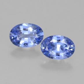 Pastel Blue Сапфир Камень - 0.8ct Фасетный Овал (ID: 464076)