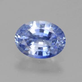 Azul pastel Zafiro Gema - 1ct Forma ovalada (ID: 464081)