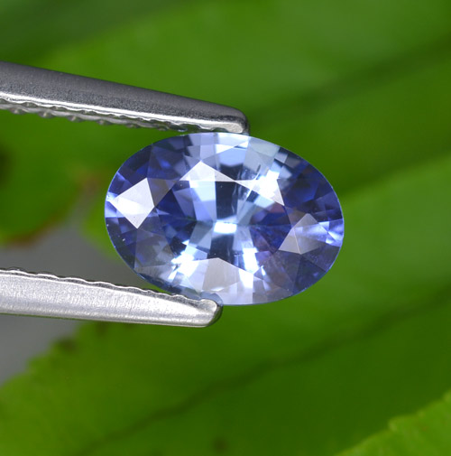 Синий / Голубой Сапфир Камень - 0.8ct Фасетный Овал (ID: 464087)