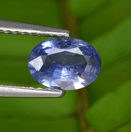 Pastel Blue Сапфир Камень - 0.9ct Фасетный Овал (ID: 464137)