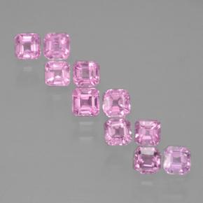 Very Light Royal Purple Pink Saphir Edelstein - 0.1ct Octagon Stufenschliff (ID: 465212)