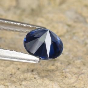 Sapphire Gemstone in 5 mm (calibrated) Size for Sale, Sapphire Stone in Deep Blue Color