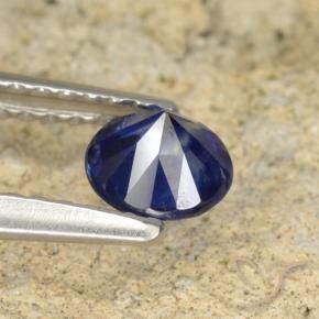 Sapphire Gemstone in 5 mm (calibrated) Size for Sale, Sapphire Stone in Twilight Blue Color