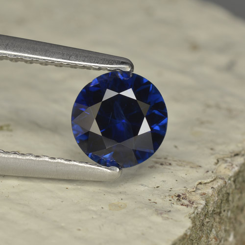 Twilight Blue Saphir Edelstein - 0.7ct Diamanten-Schliff (ID: 467385)