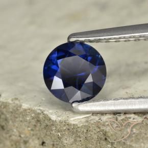 0.70 ct Blue Sapphire Stone, Natural Sapphire in Diamond-Cut Shape for Sale