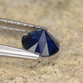Sapphire Gemstone in 5 mm (calibrated) Size for Sale, Sapphire Stone in Deep Blue Color