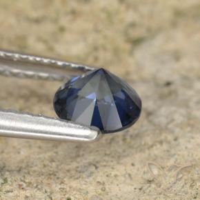 Sapphire Gemstone in 5 mm (calibrated) Size for Sale, Sapphire Stone in Deep Blue Color