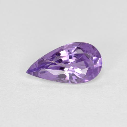 Medium Violet Sapphire Gem - 0.4ct Pear Facet (ID: 467705)