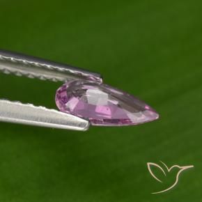 Sapphire Gemstone in 7.2 x 3.8 mm Size for Sale, Sapphire Stone in Medium-Dark Purple Color