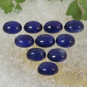2.70 ctw Blue Sapphire Stones, Natural Sapphire in Oval Cabochon Shape for Sale