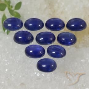 2.78 ctw Blue Sapphire Stones, Natural Sapphire in Oval Cabochon Shape for Sale
