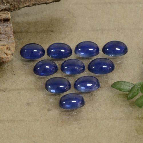 Twilight Blue Сапфир Камень - 0.3ct Овал Кабошон (ID: 471159)