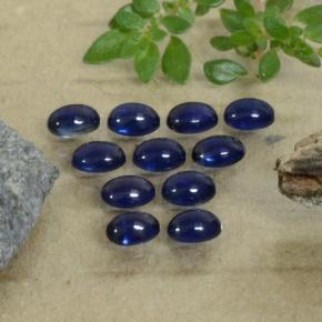 Navy Blue Сапфир Камень - 0.3ct Овал Кабошон (ID: 471167)
