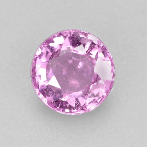 Medium-Light Purple Сапфир Камень - 0.7ct Круглая Фасетная Огранка (ID: 473168)
