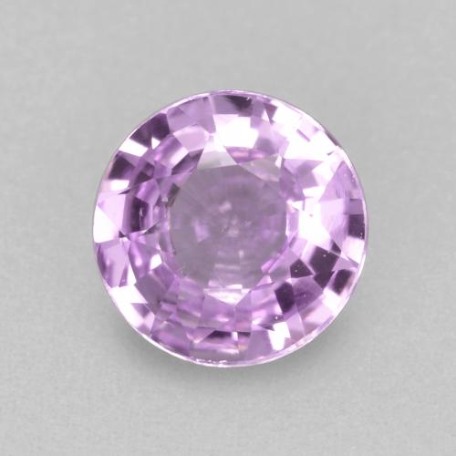 ライラックパープル サファイア 宝石 - 0.6ct ラウンドファセット (ID: 473811)