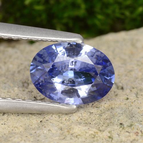 Medium Navy Blue Saphir Edelstein - 1ct Oval facettiert (ID: 475433)