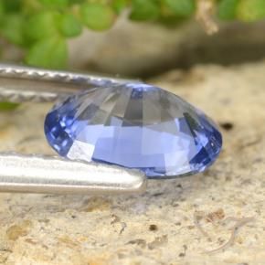 Sapphire Gemstone in 7 x 5 mm (calibrated) Size for Sale, Sapphire Stone in Medium Navy Blue Color