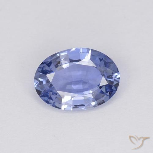 Medium Navy Blue Sapphire Gem - 1ct Oval Facet (ID: 475810)
