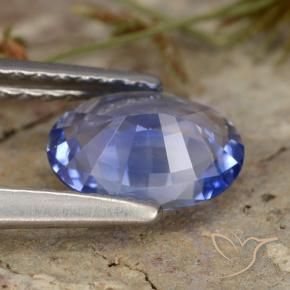 Sapphire Gemstone in 7.4 x 5.4 mm Size for Sale, Sapphire Stone in Blue Color