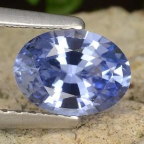 Medium Navy Blue Saphir Edelstein - 1ct Oval facettiert (ID: 476281)