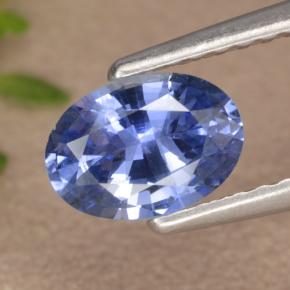 Medium Navy Blue Сапфир Камень - 0.8ct Фасетный Овал (ID: 476360)