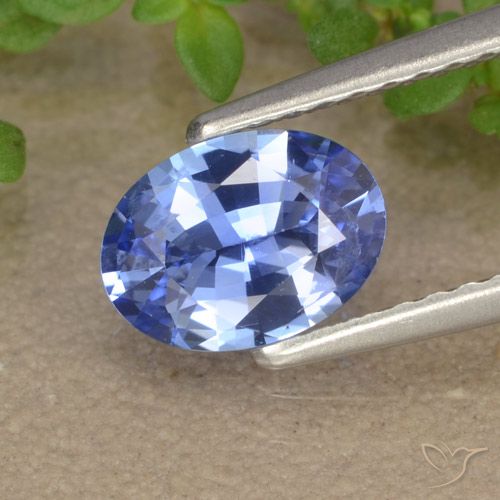 Zafiro Forma ovalada de 0,88 ct de Sri Lanka, Dimensión 7,4 x 5,4mm, Claridad VS, Piedra preciosa natural Calentada, 1 pieza de Zafiro en color Azul oscuro, Dureza Mohs de 9 Adecuado para joyas de uso diario, Piedra natal de abril tradicional, Photo A