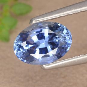 Medium Dark Blue Сапфир Камень - 1ct Фасетный Овал (ID: 476433)