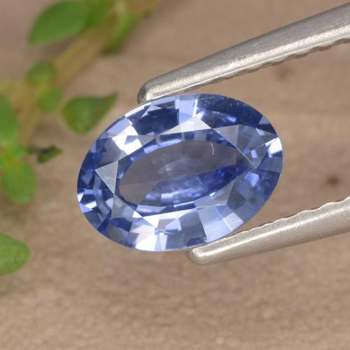 Medium Navy Blue Сапфир Камень - 0.8ct Фасетный Овал (ID: 476435)