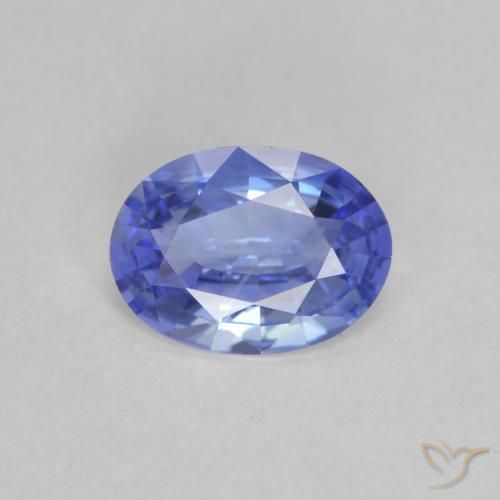Saphir Bleu oval facet 0,86 ct du Sri Lanka, dimension 7,5 x 5,5mm, pierre gemme naturelle BE-Chauffé, pureté vvs-vs, 1 pièce Saphir de couleur Violet foncé Bleu, dureté Mohs de 9 convient aux bijoux de tous les jours, pierre de sagesse, Pierre du zodiaque Taureau, Photo A