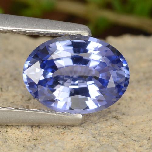 Azul intenso Zafiro Gema - 1.1ct Forma ovalada (ID: 476540)