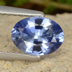 Azul púrpura eléctrico Zafiro Gema - 1.1ct Forma ovalada (ID: 476543)