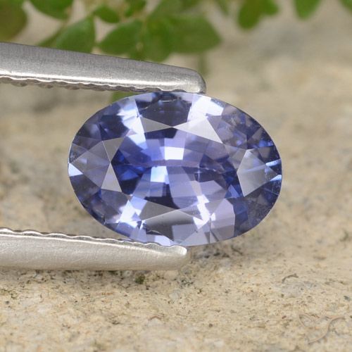 6,9 x 5mm ovaler blauer Saphir aus Sri Lanka, Gewicht von 0,71 ct, natürlicher Edelstein in VVS-VS Reinheit, 1 Stück ovaler Saphir - Farbe: Mittleres Marineblau, Mohs-Härte von 9 Geeignet für den täglichen Gebrauch im Schmuck, Sternzeichen Stier, Photo A