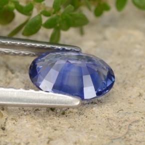 Sapphire Gemstone in 7.4 x 5.4 mm Size for Sale, Sapphire Stone in Blue Color